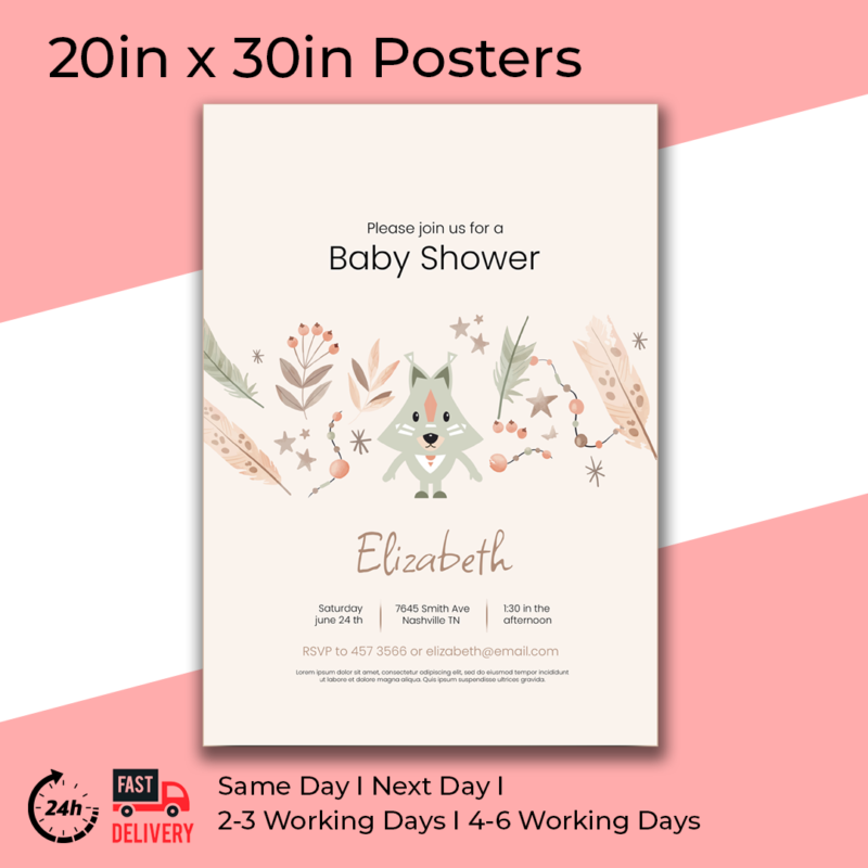 20in x 30in Large Poster Printing London - Tulipa Print